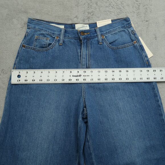 Universal Thread Jeans Women's 6S Blue High-Rise Relaxed Wide-Leg 29" Inseam NWT - Picture 7 of 16